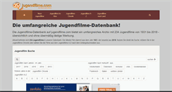 Desktop Screenshot of jugendfilme.com